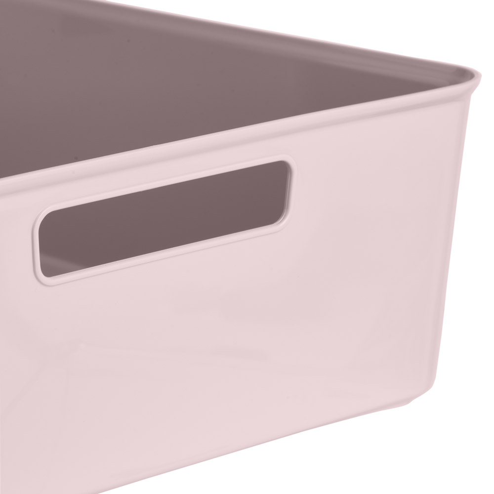 Wilko XXLarge Blush Pink Storage Box Wilko