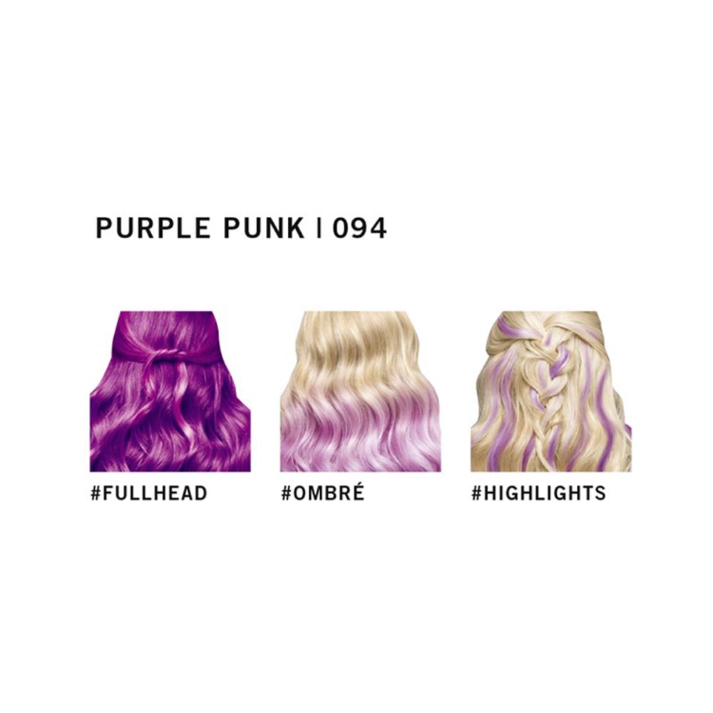 Schwarzkopf LIVE Ultra Brights or Pastel Purple Punk 094 Semi-Permanent Hair Dye Image 6
