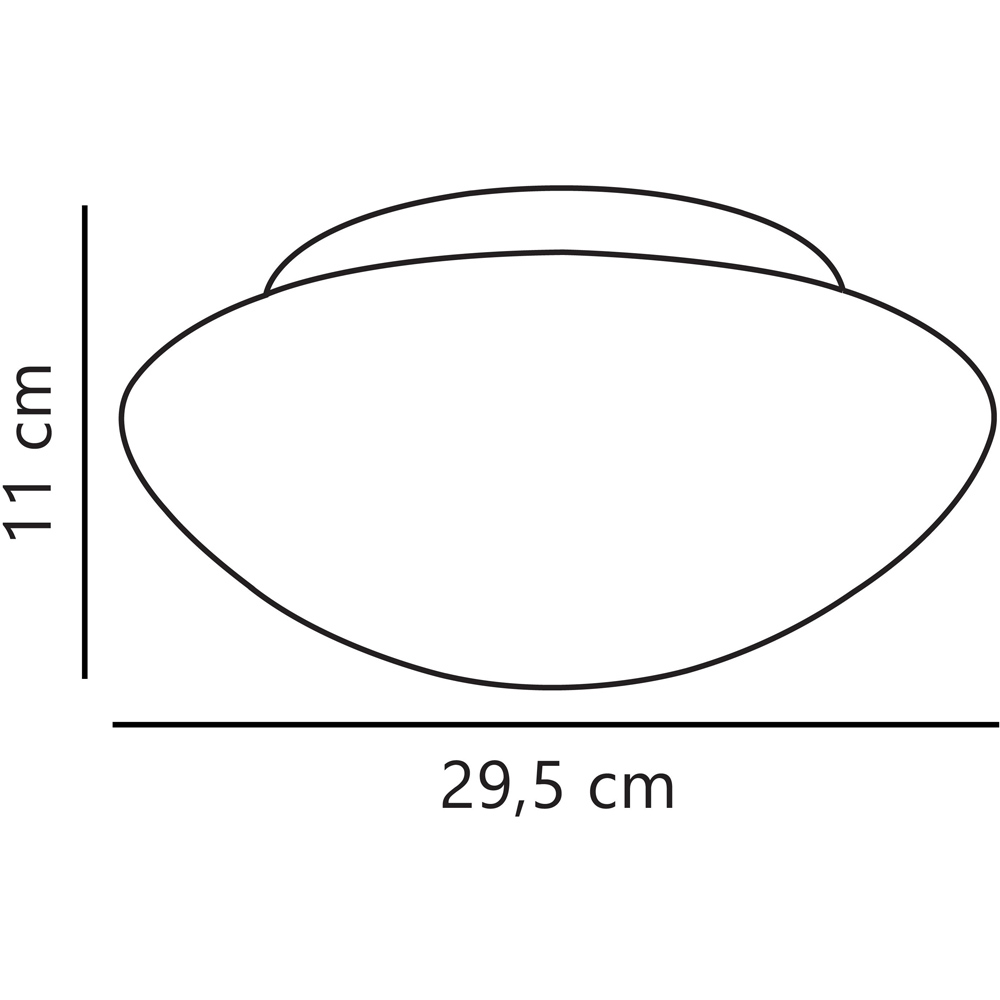 Nordlux Ufo Maxi White Opal Ceiling Light Image 2