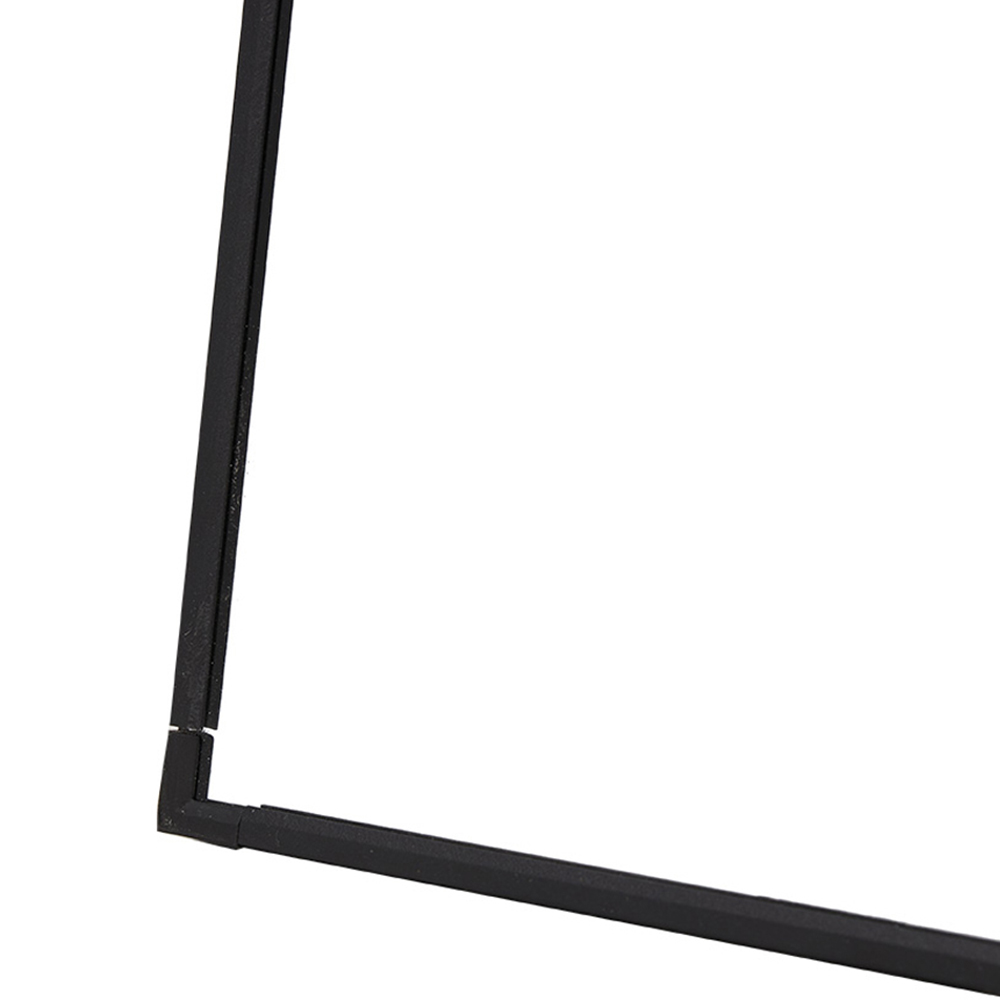 Living and Home Black Slim Full Length Wall Mounted Mirror 150cm Image 5