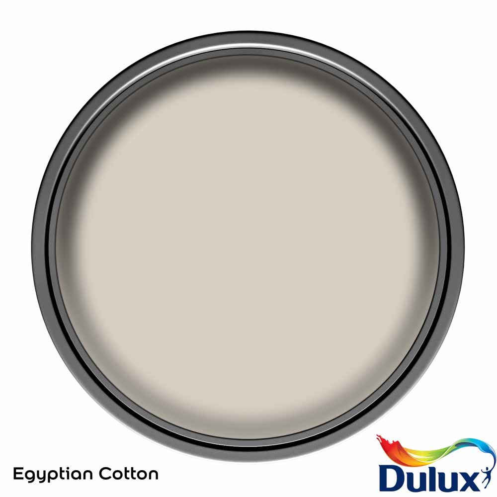 Dulux Walls & Ceilings Egyptian Cotton Matt Emulsion Paint 2.5L Image 3