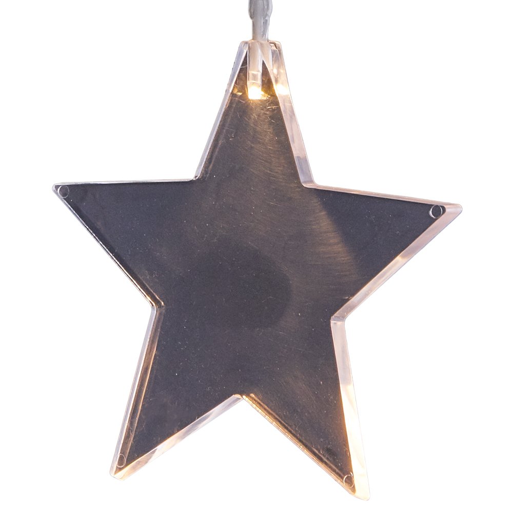 Wilko Battery Operated Star Curtain Lights Image 4