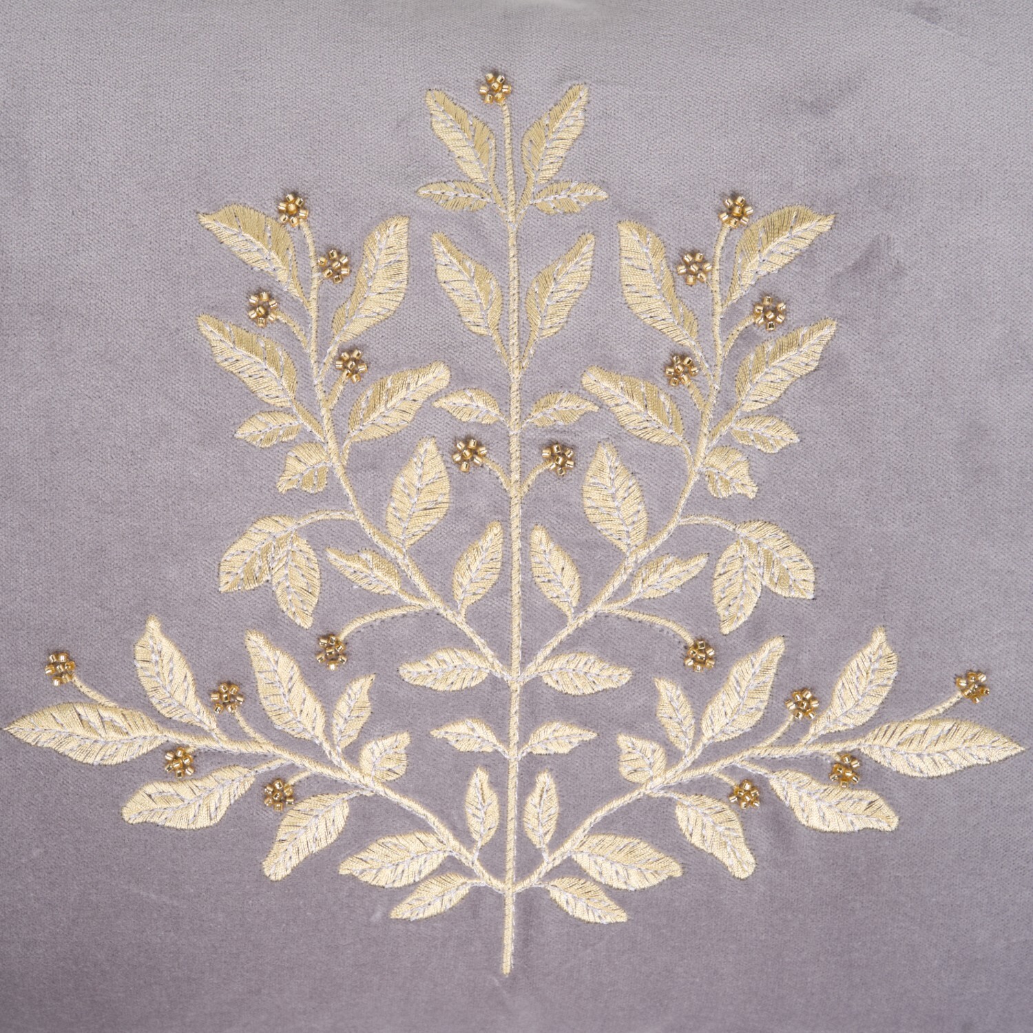 Phaedra Embroidered Cushion Grey Image 2