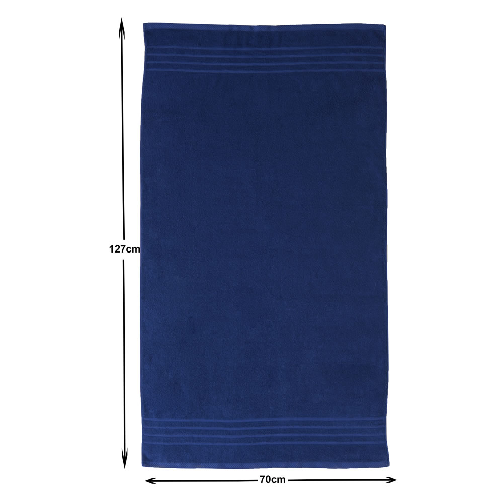 Wilko Navy Towel Bundle Wilko