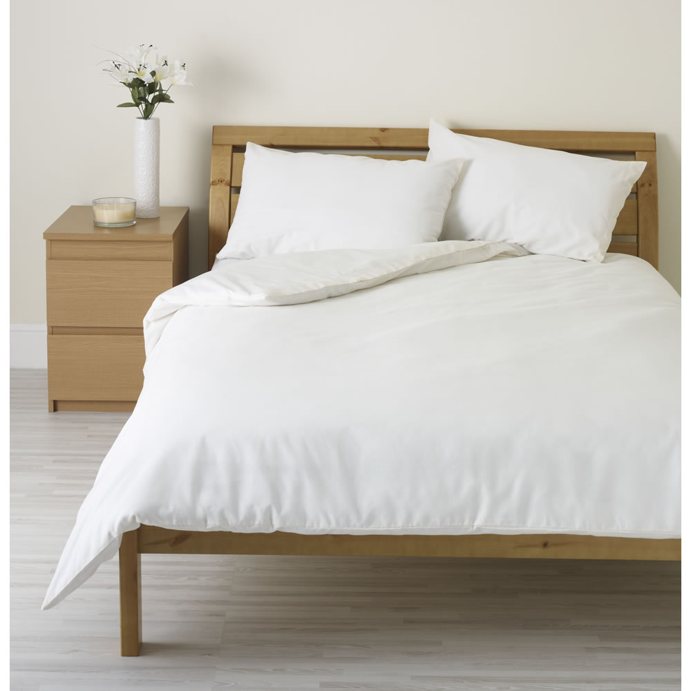 Wilko Functional Cream Double Duvet Set Wilko