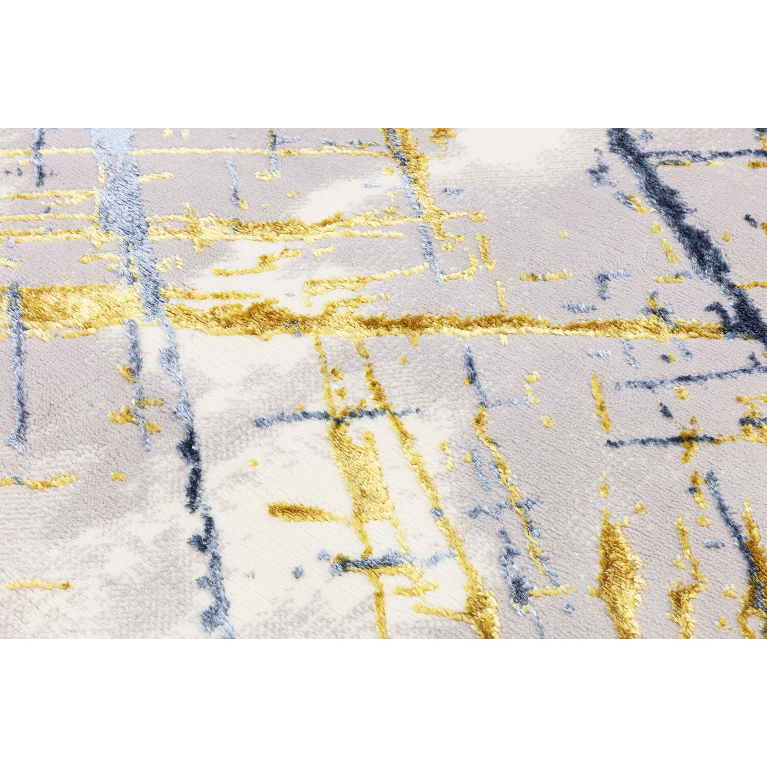 Diamond Abstract Rug - Blue / 120cm Image 8