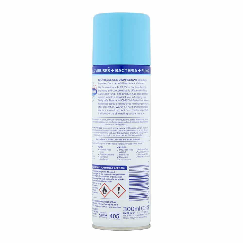 Neutradol ONE Disinfectant Spray Cotton 300ml Image 2