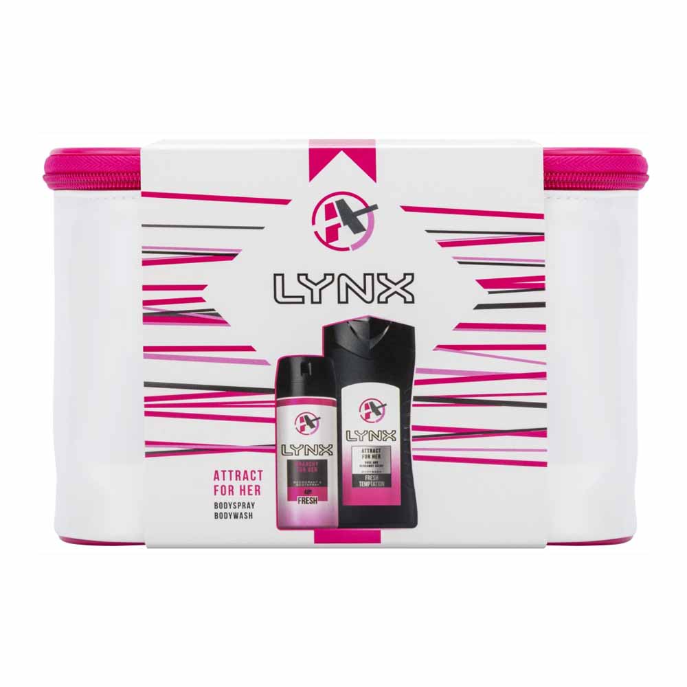 Lynx Attract for Her Washbag Gift Set Image 1