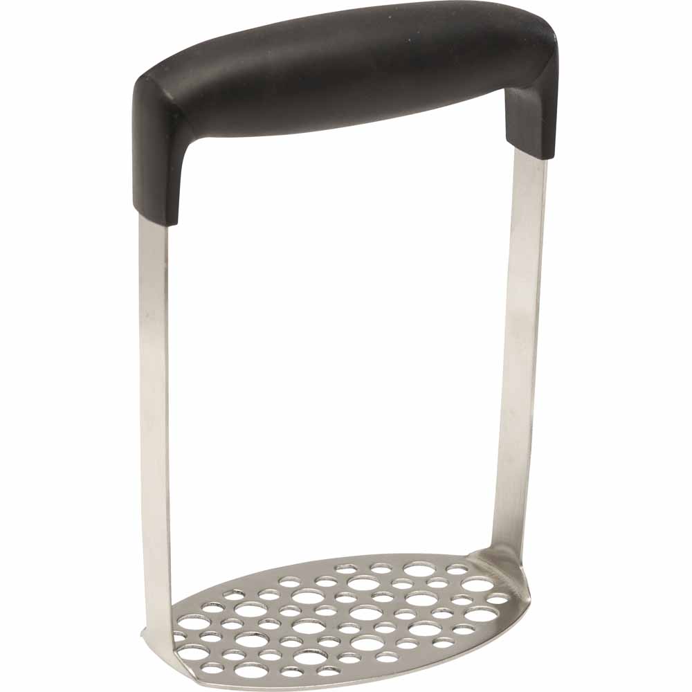 Wilko Stainless Steel Masher with Soft Grip Handle Image 2