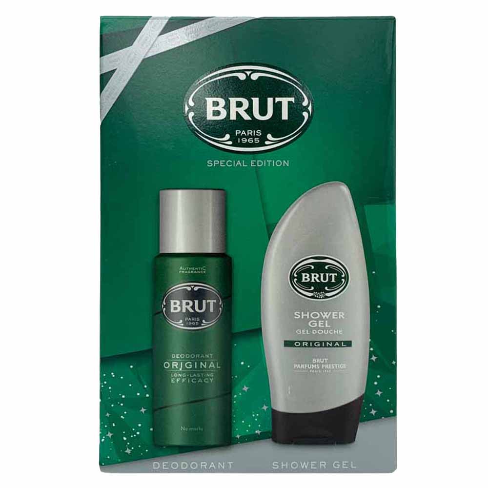 Brut Special Edition Original Deodorant and Shower Gel Gift Set Image