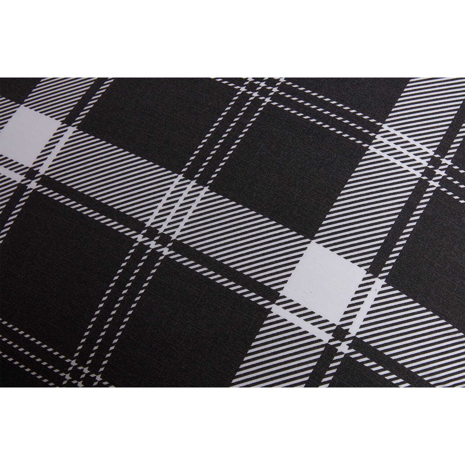 Divante Langley King Size Black Check Duvet Set Image 4