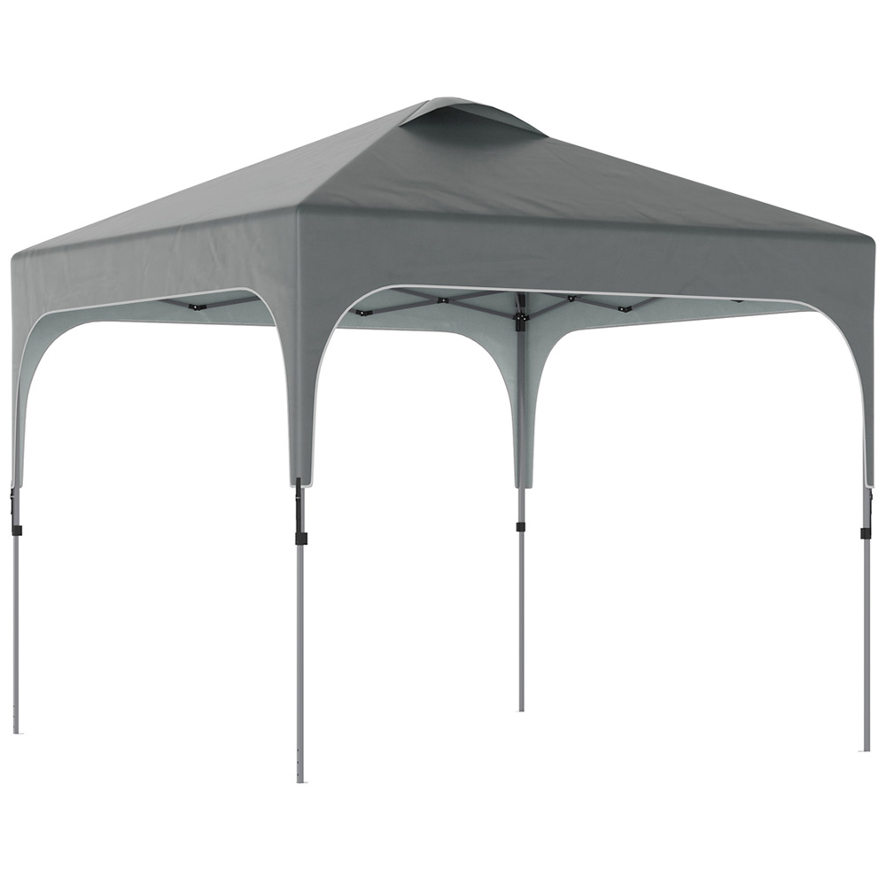 Outsunny 3 x 3m Grey Foldable Pop Up Gazebo with Carry Bag Image 2
