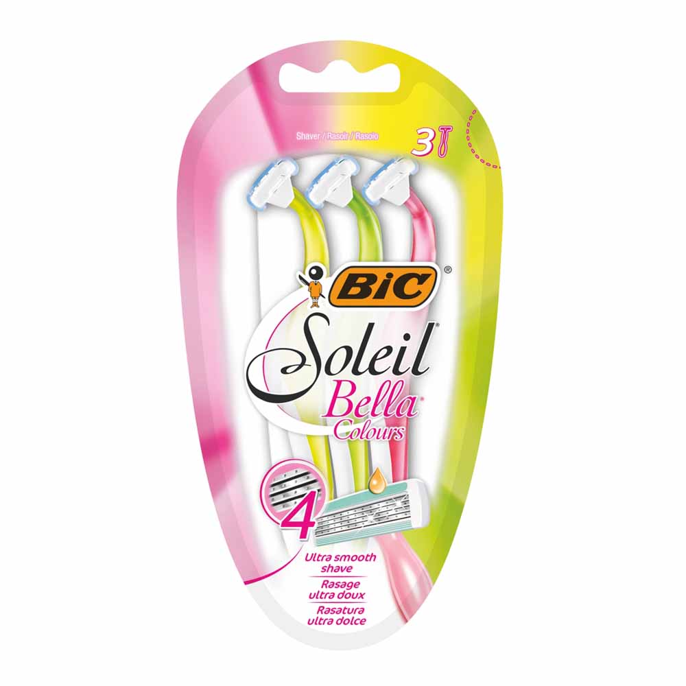 Bic Soleil Bella Colours Women's Razor 3 pack Image