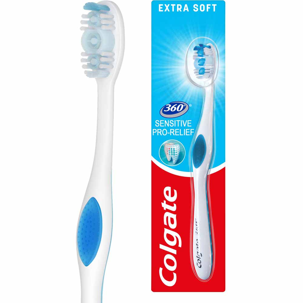 Colgate 360 Sensitive PRO-Relief Extra Soft Toothbrush Image 1
