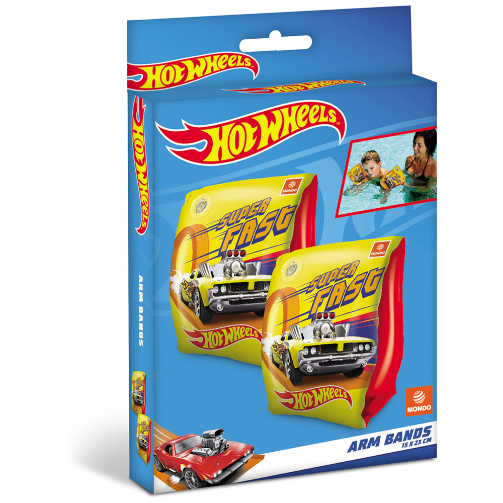 Mondo Kids Hot Wheels Inflatable Swimming Arm Bands Image 2