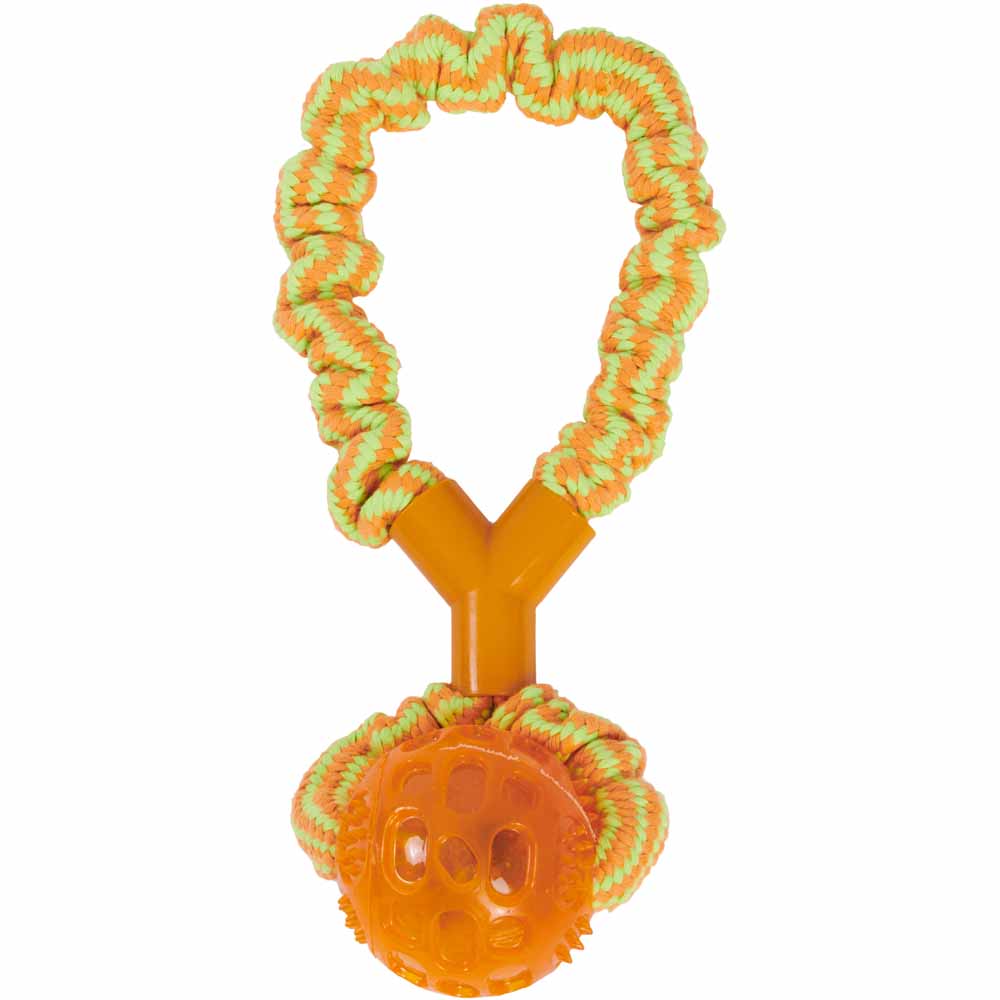 Single Wilko Tug-N-Play Dog Toy in Assorted styles Image 3