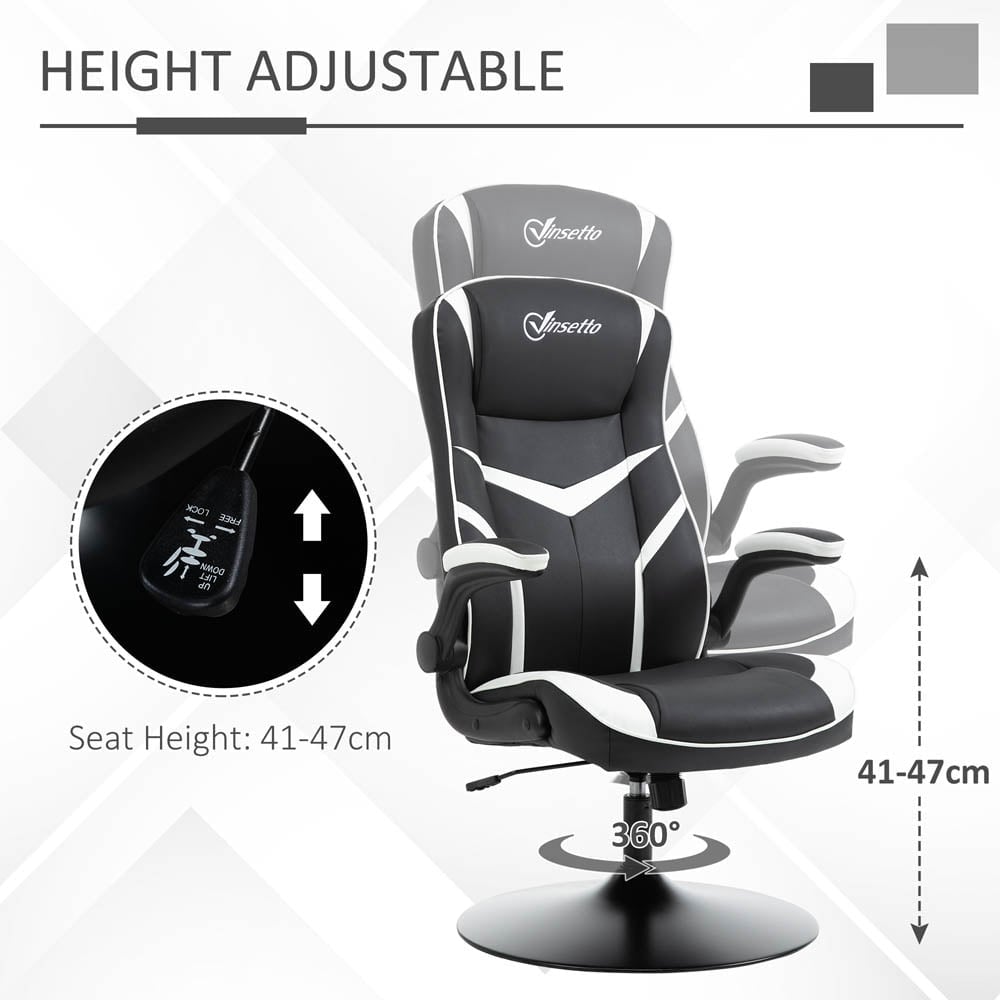 Portland Multicolour PVC Leather Ergonomic Swivel Gaming Chair Image 7