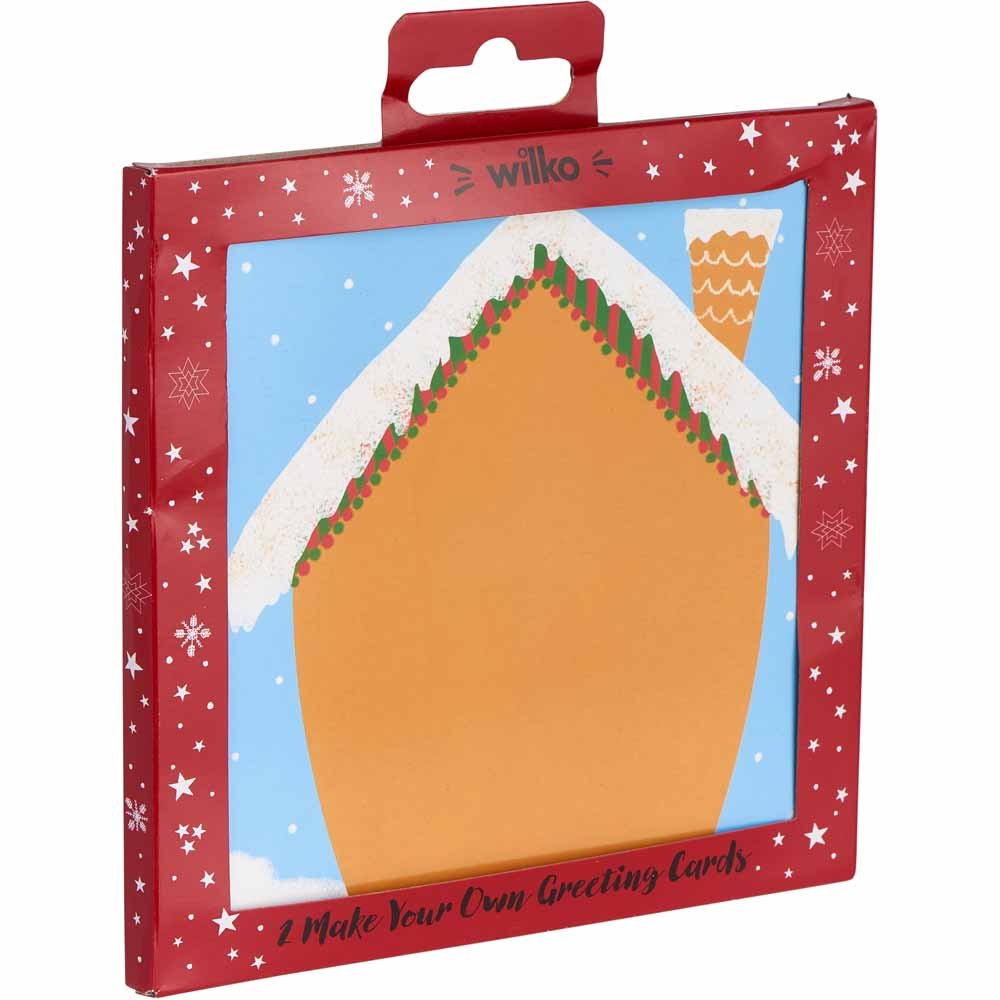 Wilko Make your Own Crafty Christmas Cards 6 Pack Image 1