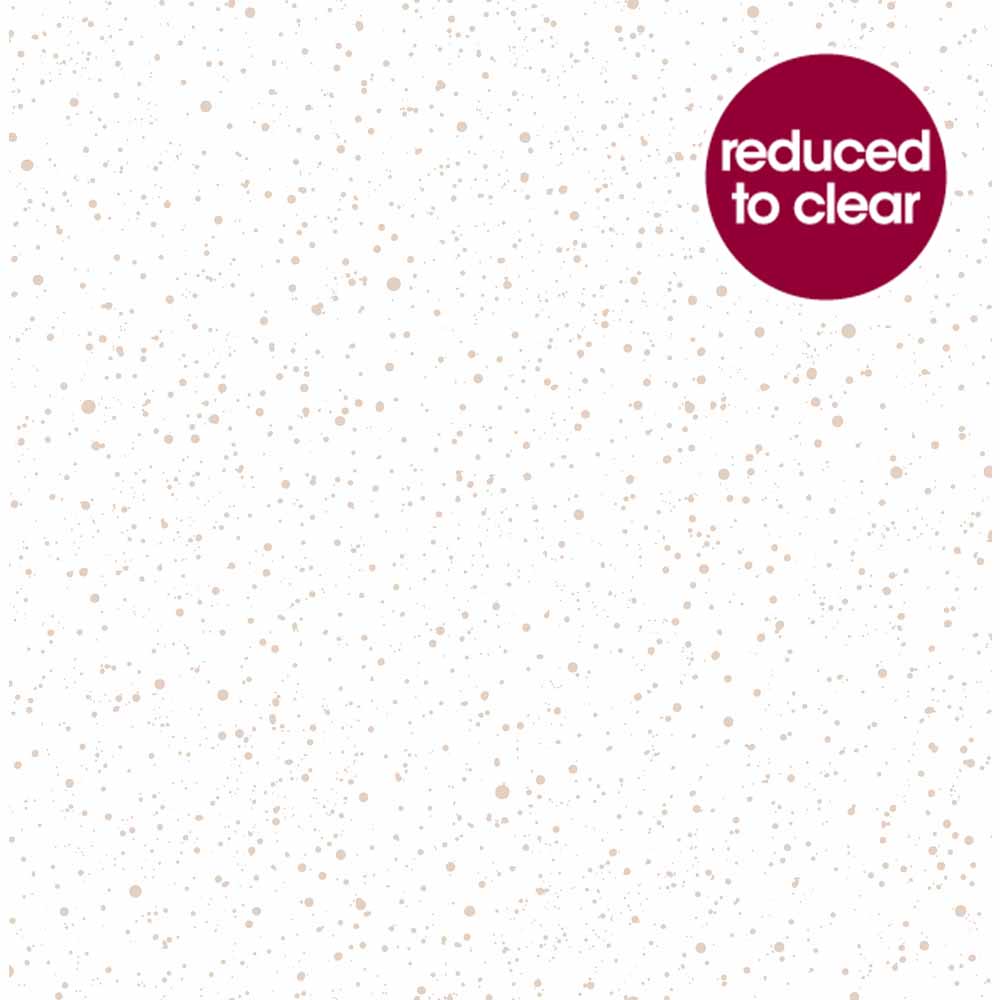 Wilko Wallpaper Speckle Rose Gold Wilko