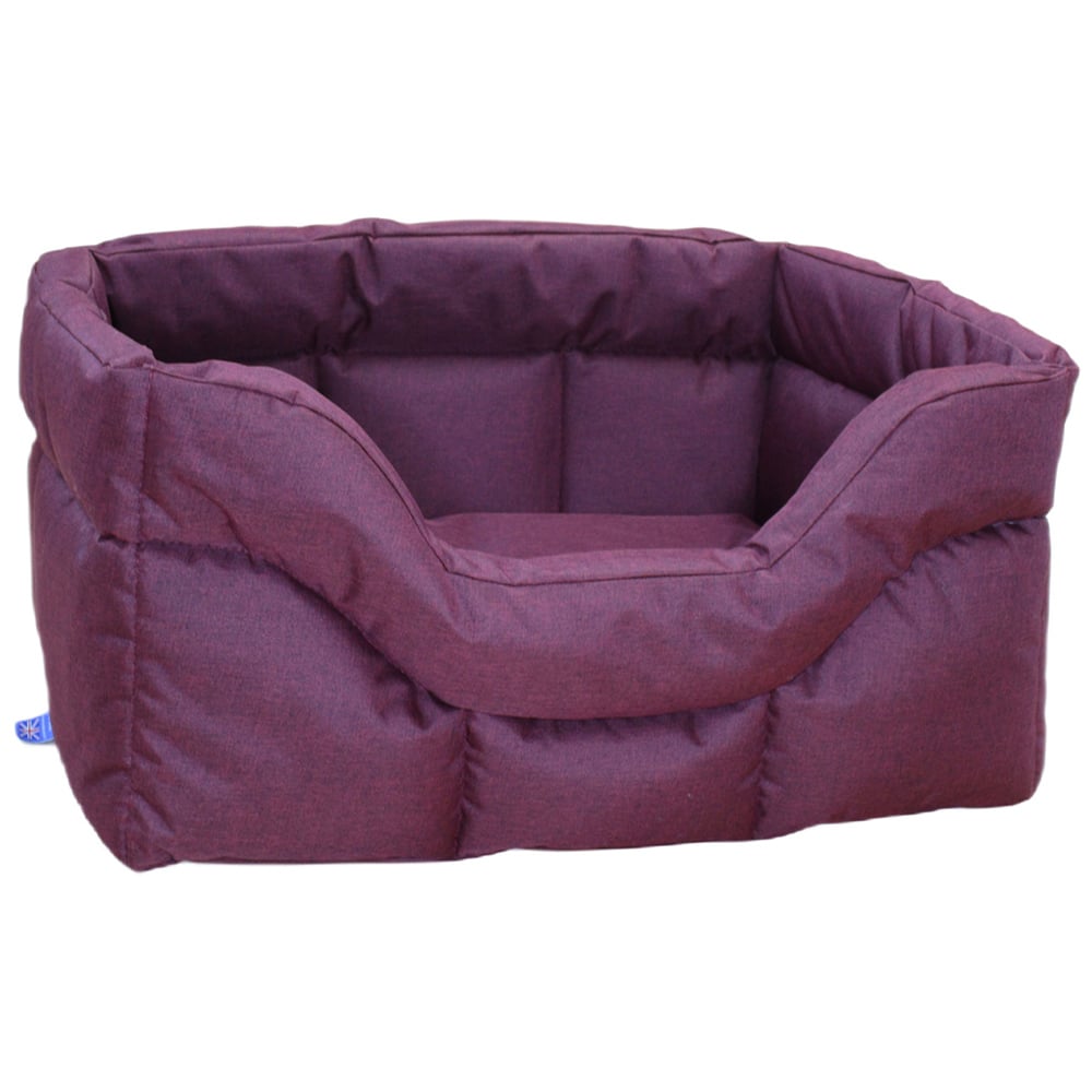 P&L Large Red Heavy Duty Dog Bed Image 1