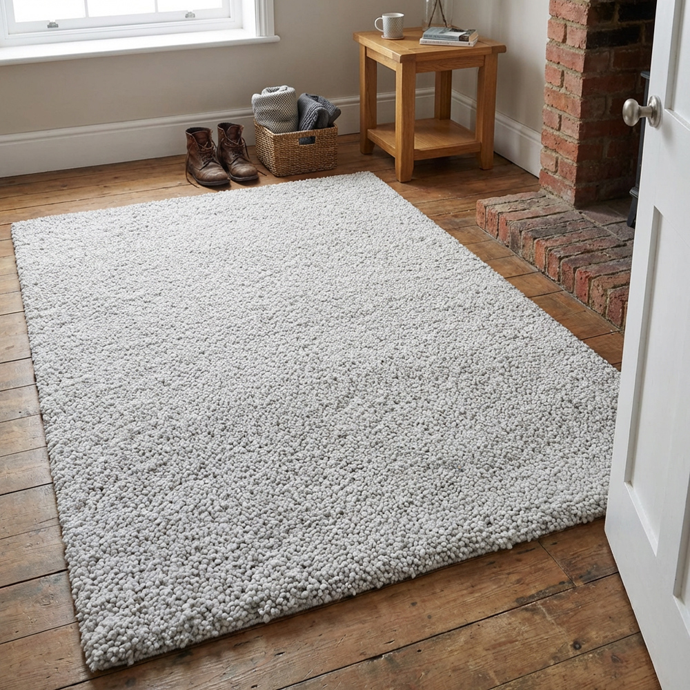 Alaska Pebble Shaggy Rug 120 x 180cm Image 2