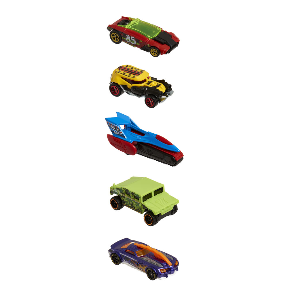 Hot Wheels Diecast Cars 5 pack - Assorted Image 2