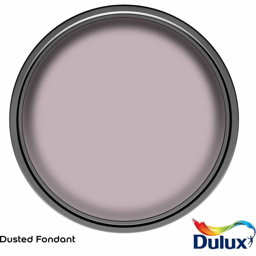 Dulux Walls & Ceilings Dusted Fondant Silk Emulsion Paint 2.5L Image 3