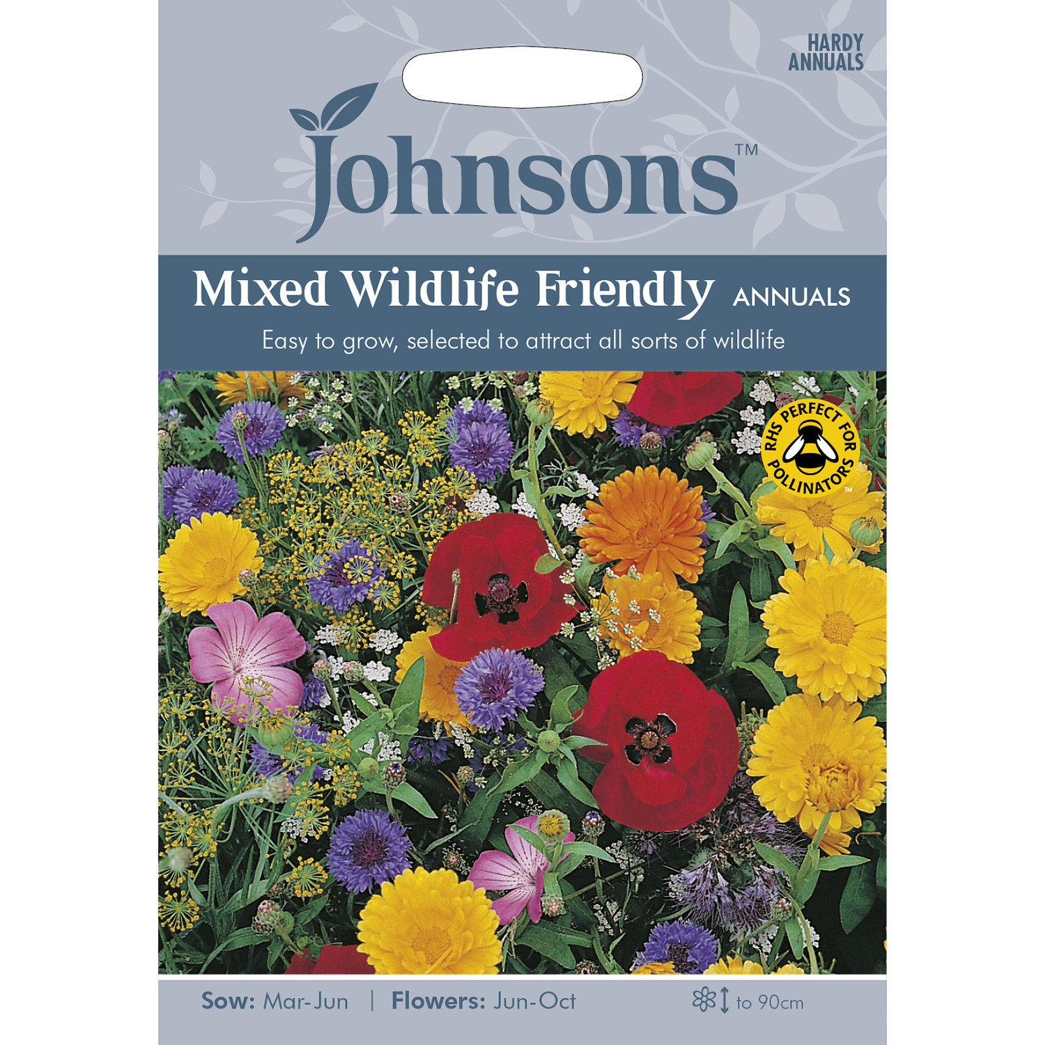 Johnsons Annuals Mixed Wildlife Friendly Flower Seeds Image 2