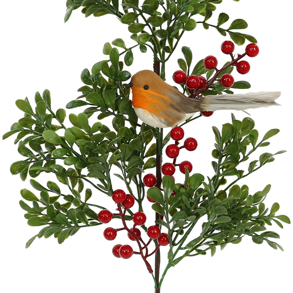 Robin Spray with Berries Image 4
