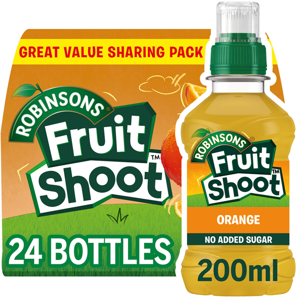 Fruit Shoot Orange No Added Sugar 24 x 200ml Image