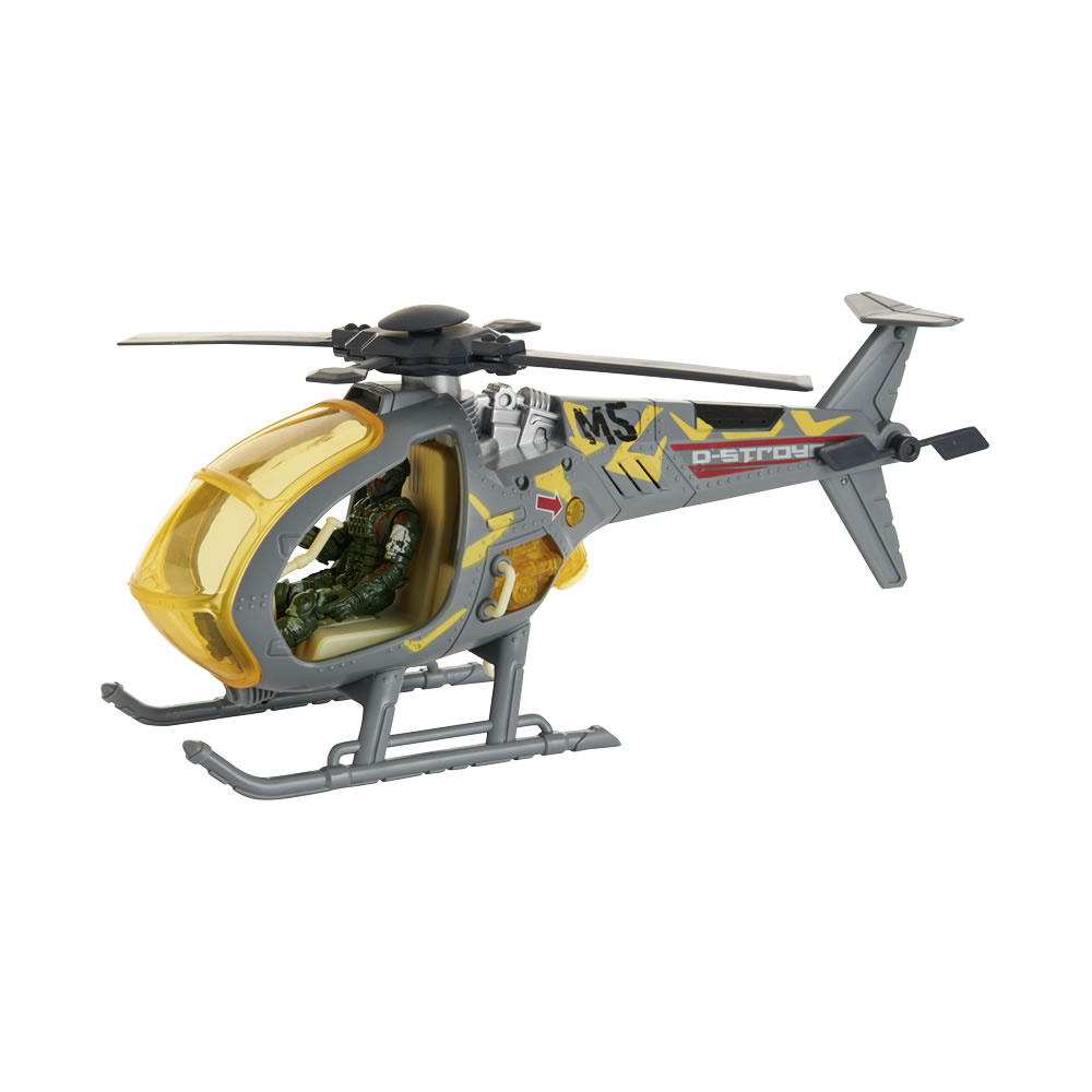 Wilko Air Command Helicopter with Figure Image 1