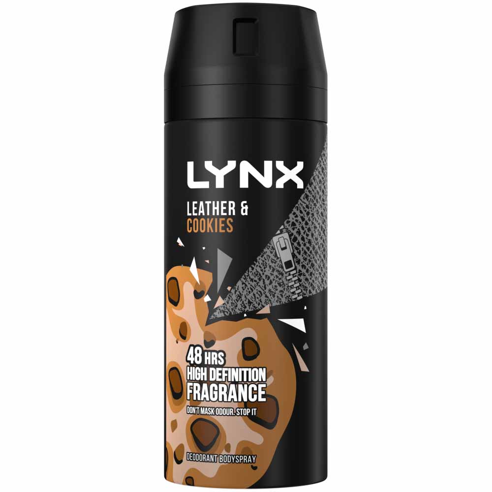 Lynx Body Spray Leather and Cookies 150ml Image 2