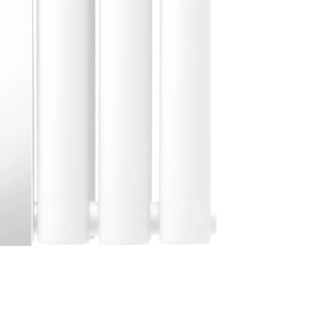 Monster Shop 3340 BTU White Oval Mirror Radiator 1800 x 380mm Image 5