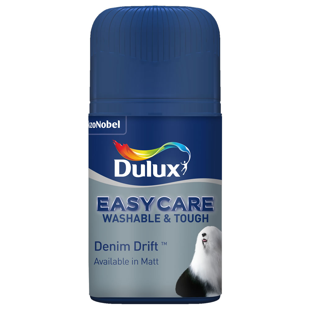 Dulux Easycare Denim Drift Matt Emulsion Paint Tester Pot 50ml Image 1