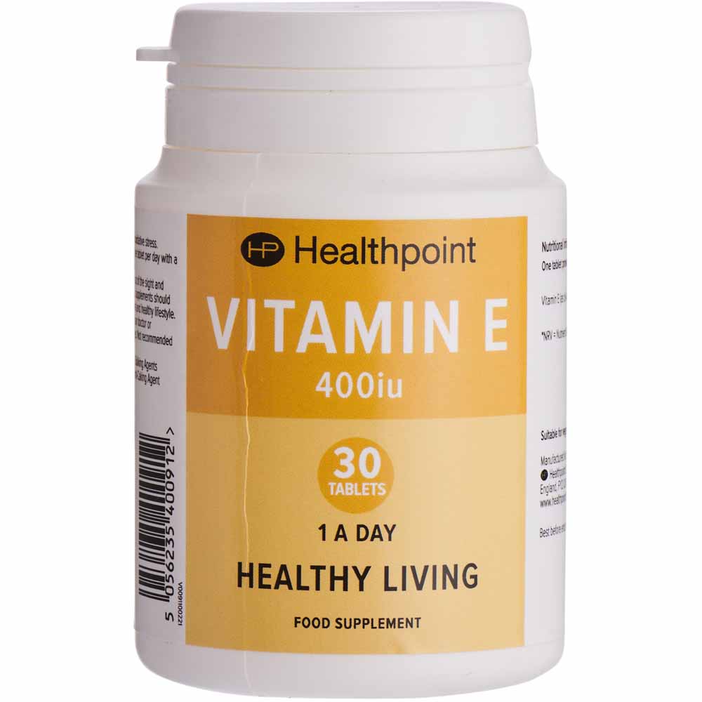 Healthpoint Vitamin E 400ius 30pk  - wilko