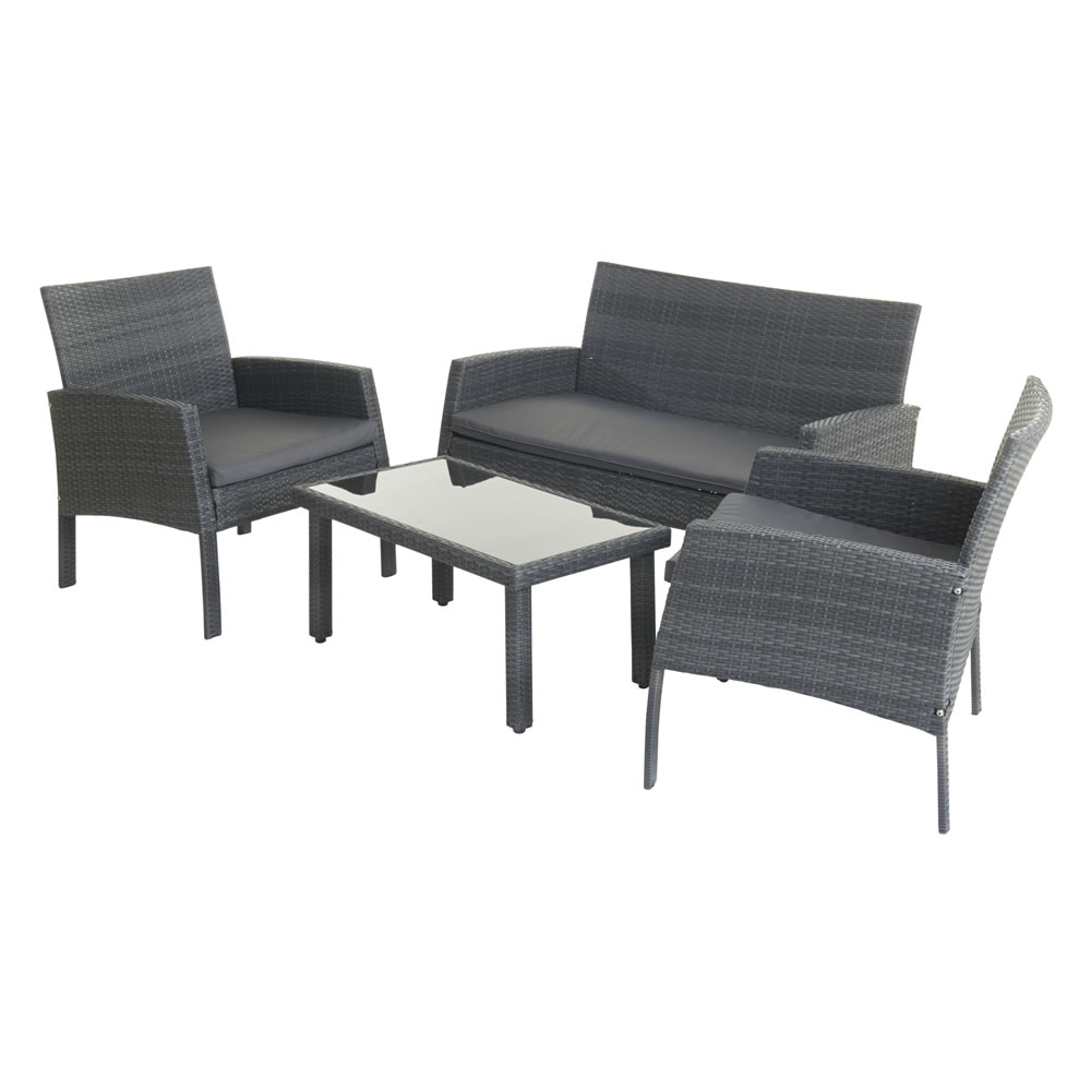 Wilko Garden Rattan Lounge Set Wilko