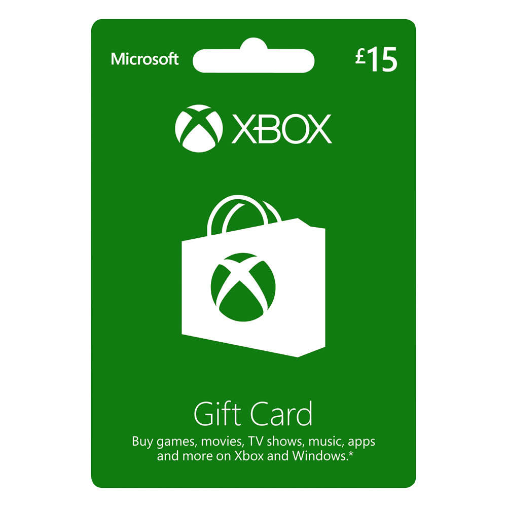 Xbox 15 Gift Card Wilko