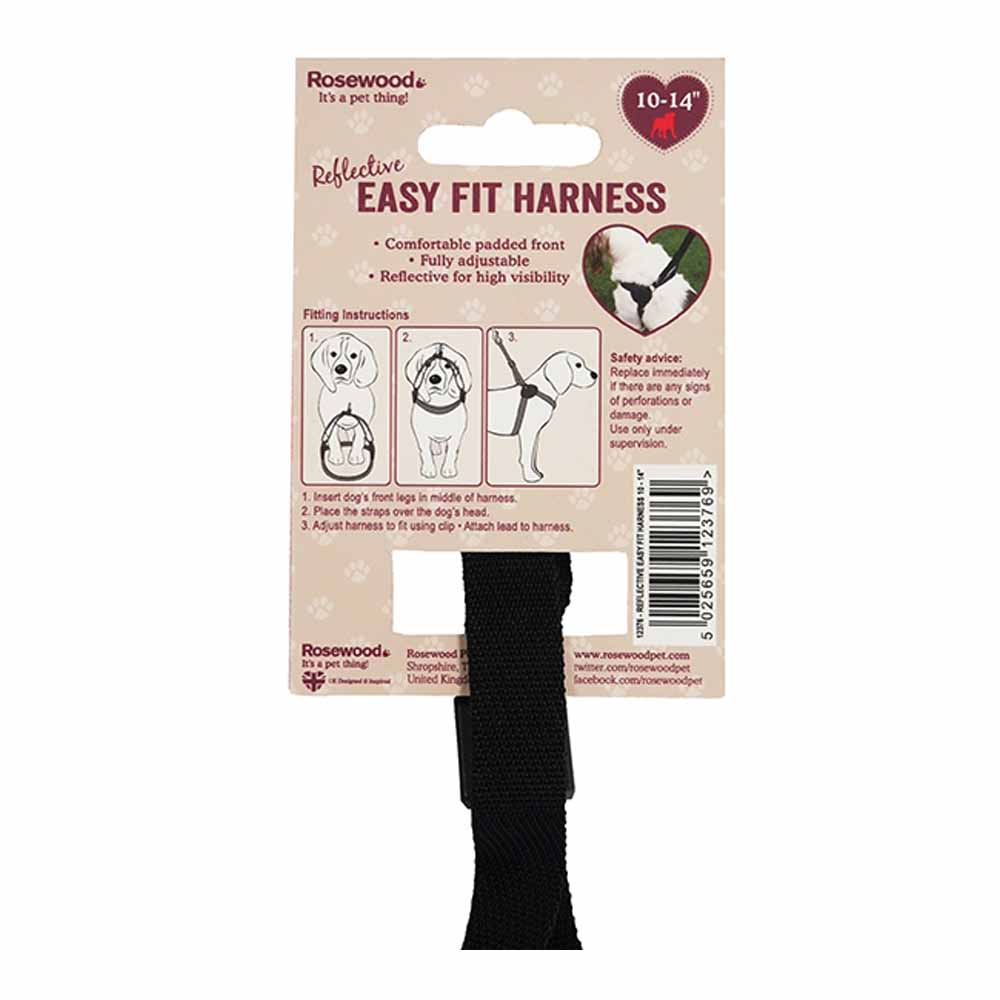 Rosewood Reflective Easy Fit Harness 16-20in Image 3
