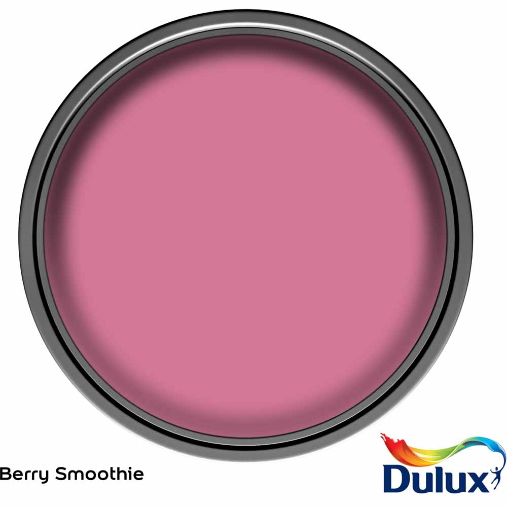Dulux Walls & Ceilings Berry Smoothie Silk Emulsion Paint 2.5L Image 3