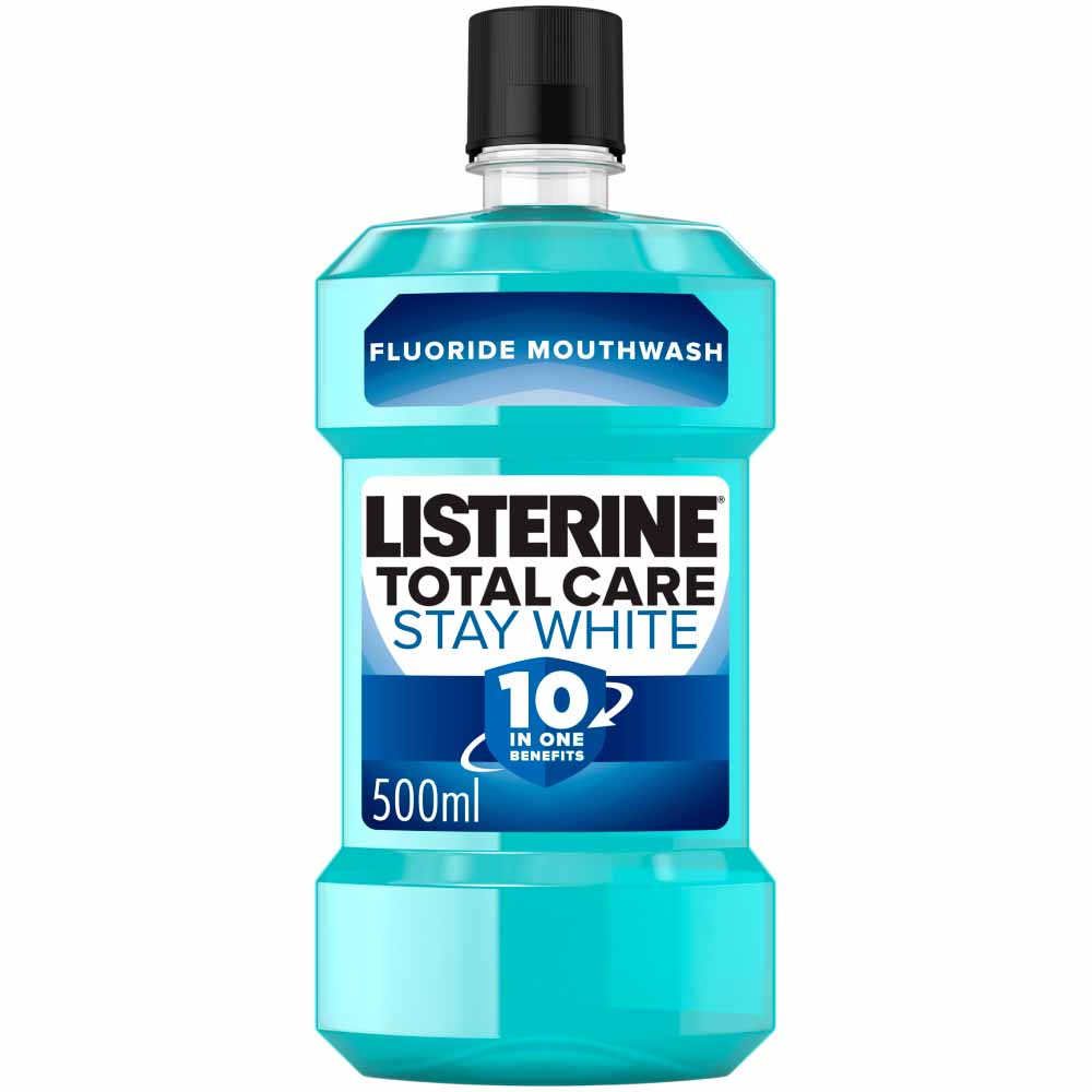 Listerine Mouthwash Stay White Arctic Mint 500ml Image 1