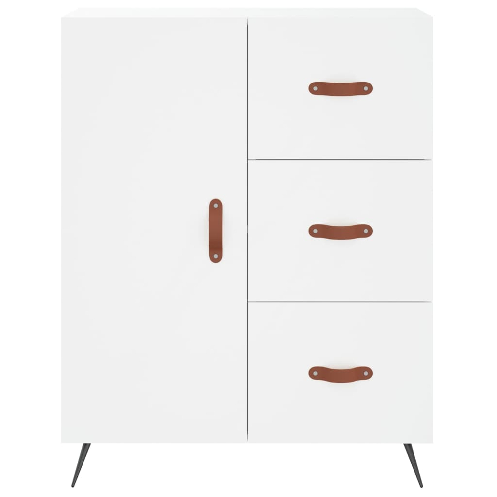 vidaXL 3 Door 3 Drawer White Highboard Image 8