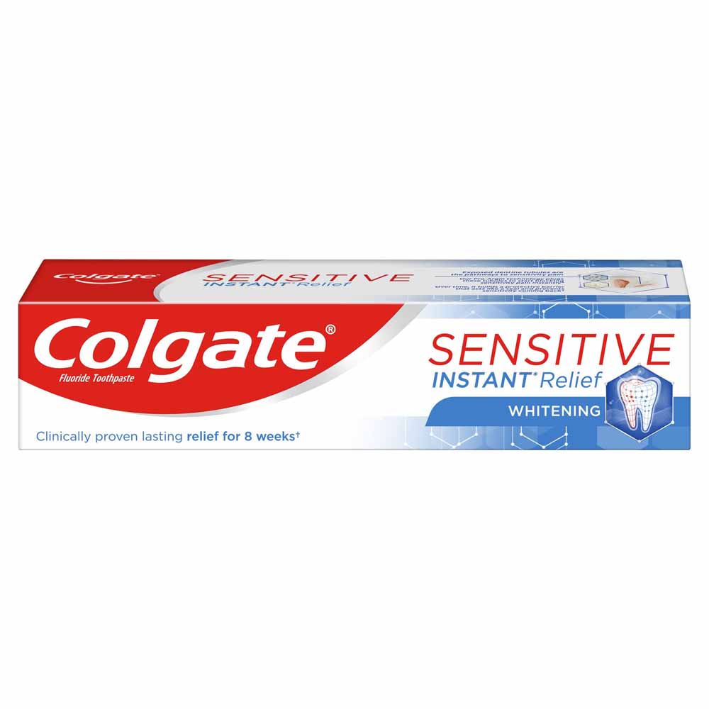 Colgate Sensitive Instant Relief Whitening Toothpaste 75ml Image 2