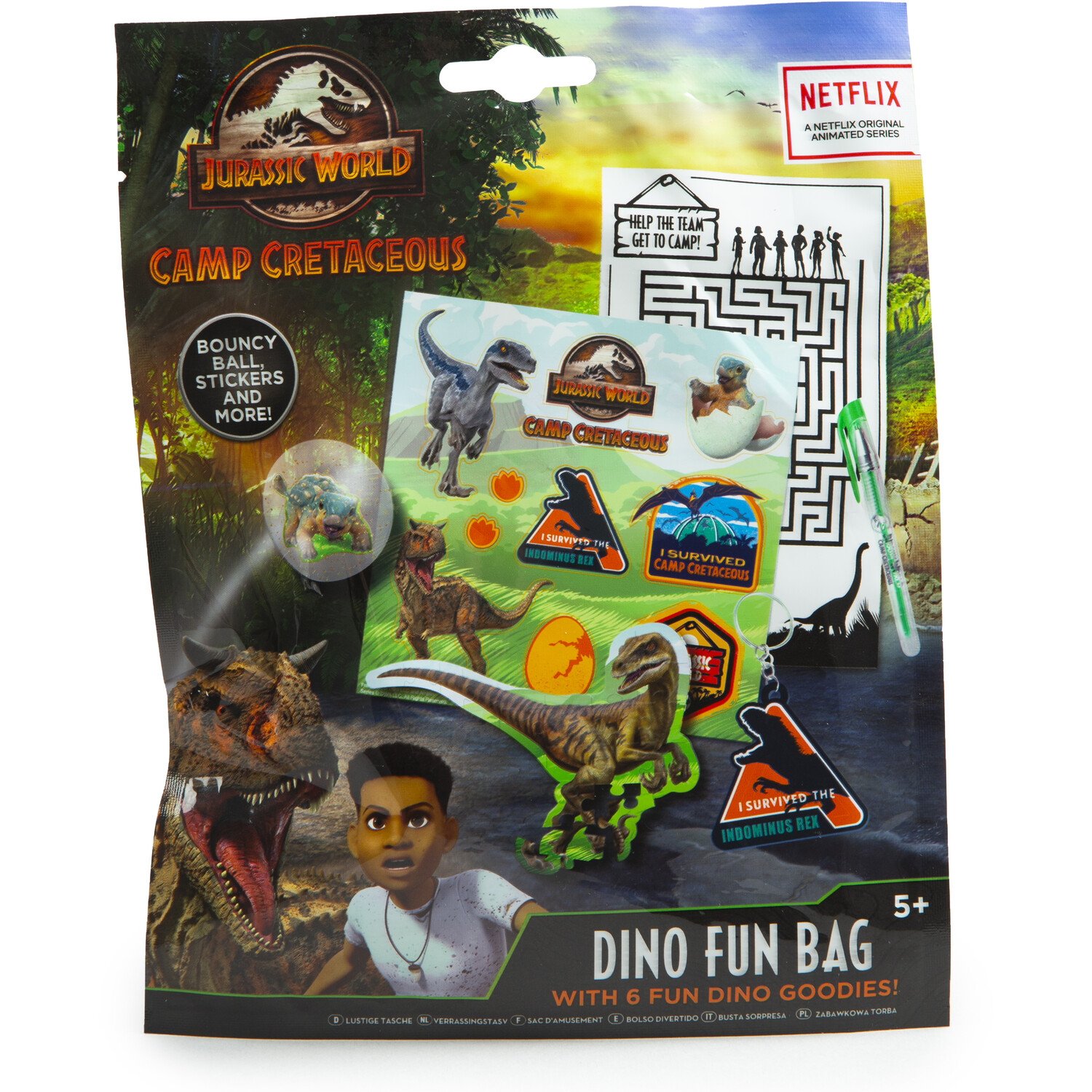 Jurassic World Camp Cretaceous Dino Fun Bag Image