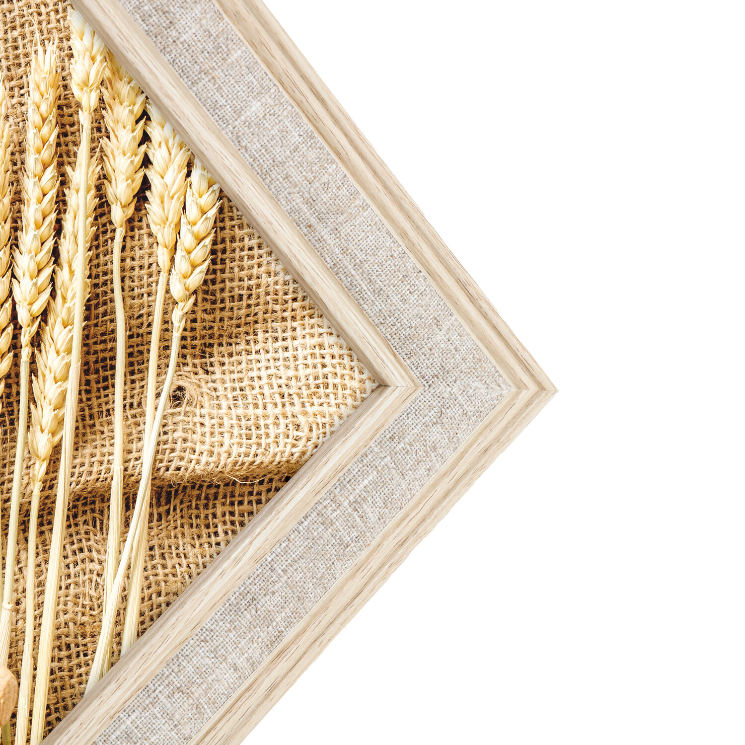 Whitstable Linen Effect Frame - Brown / 12 x 16 inch Image 2