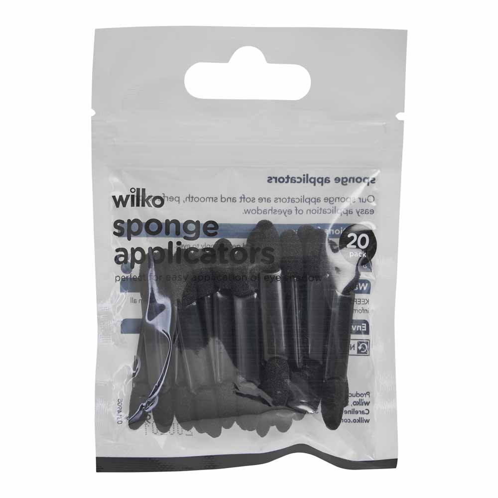 Wilko Eye Shadow Applicators 20 pack Image 2