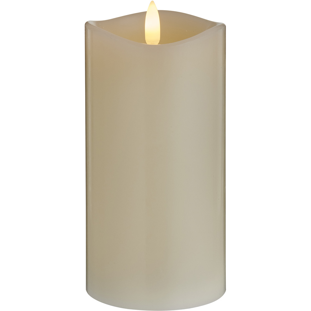 Wilko LED Pillar Candle Medium Image 3