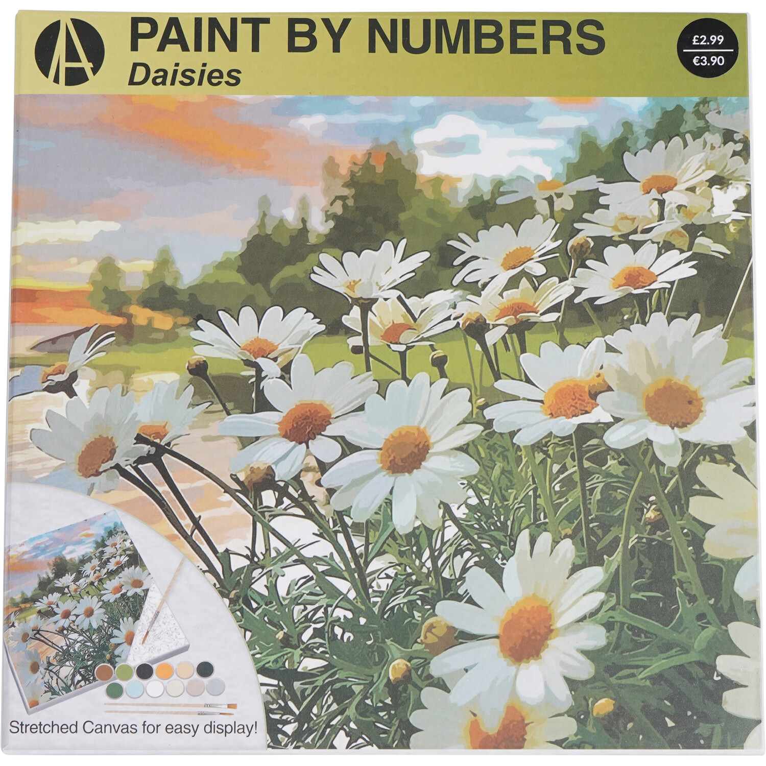 Art Studio Paint by Numbers - Daisies Image 1