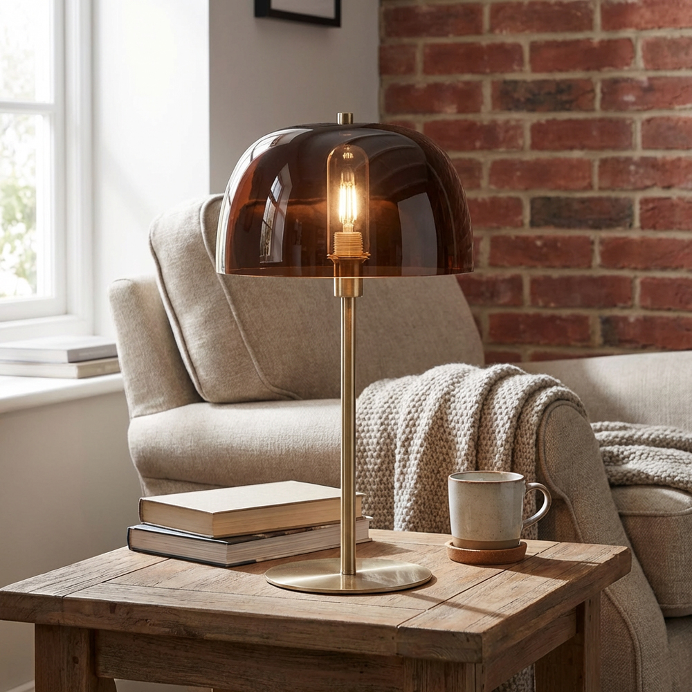 Adeleyn Table Lamp Brown Image 4