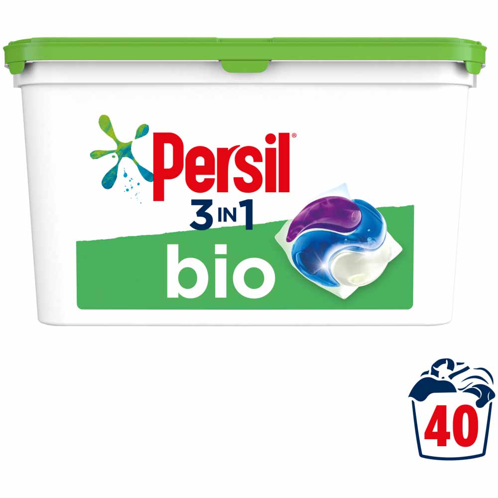 Persil 3in1 Bio Capsules 40 Washes  - wilko