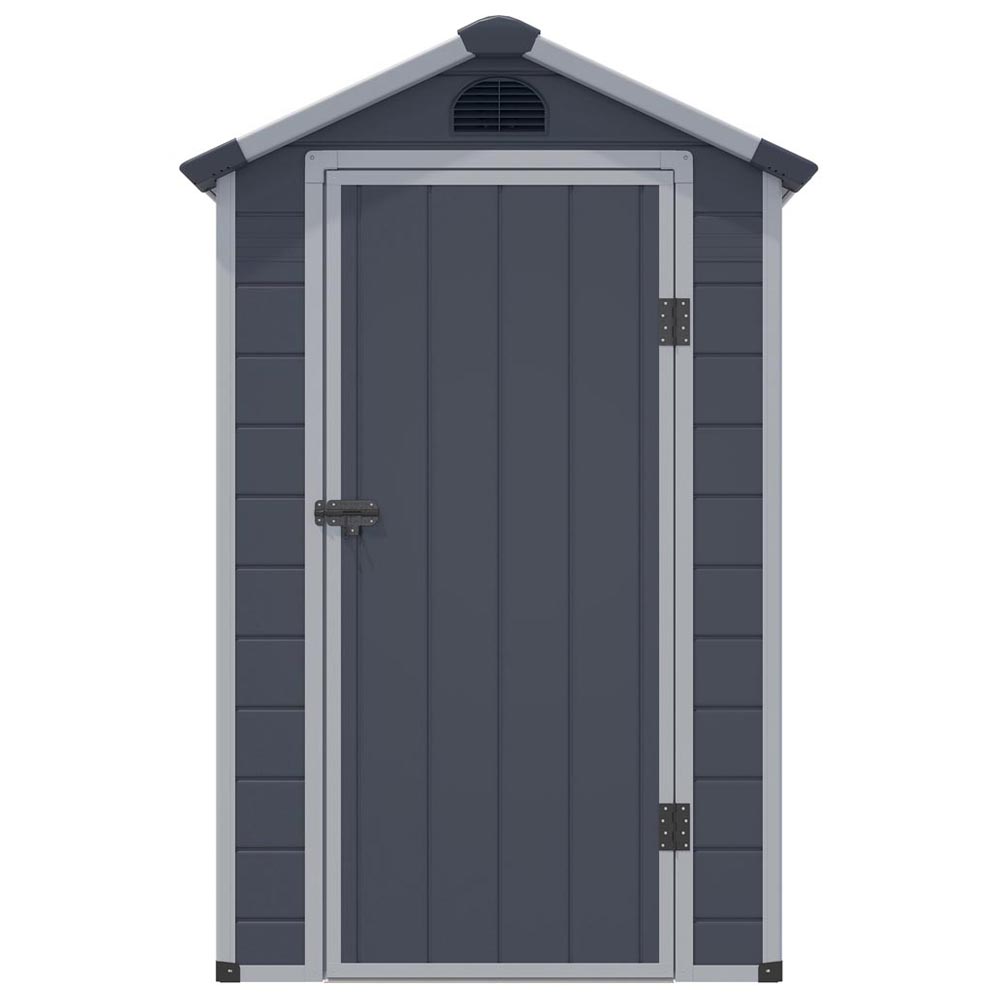 Airevale 4X3 Plastic Shed - Dark Grey Image 5